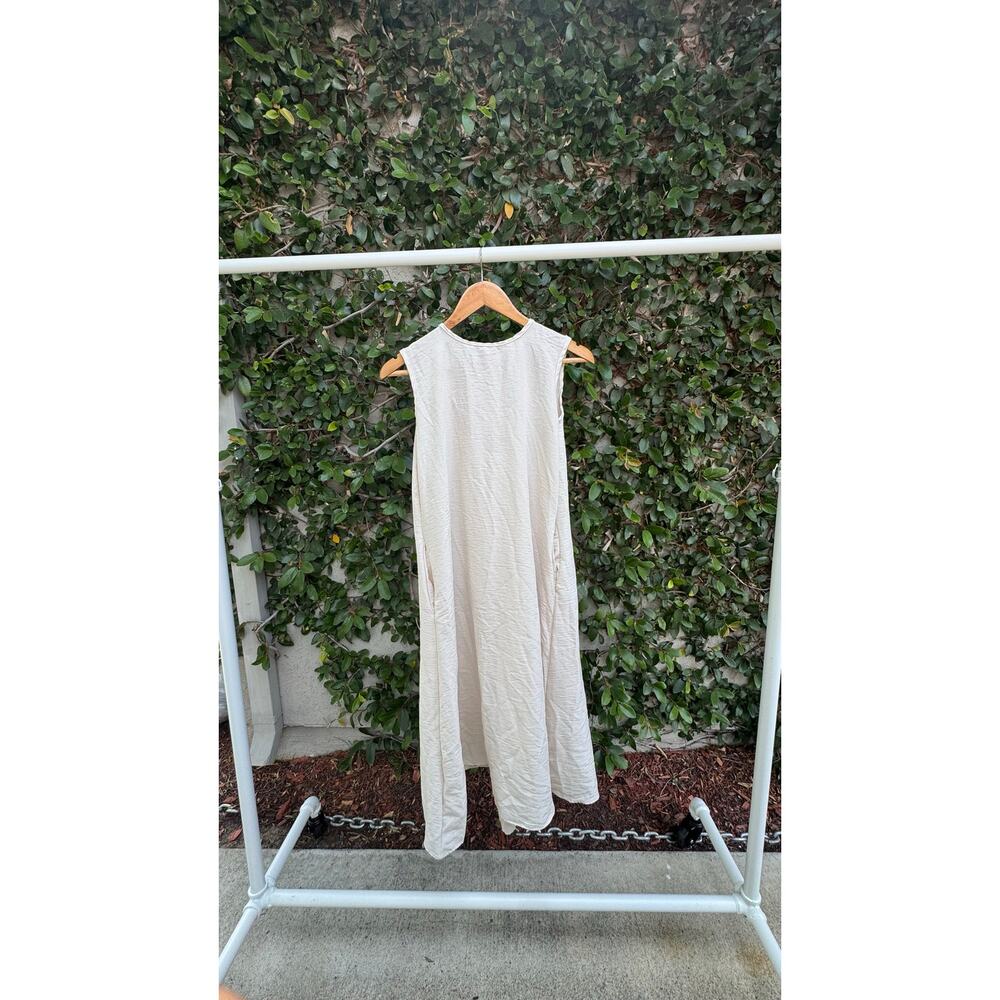 Ivory Button Back Dress